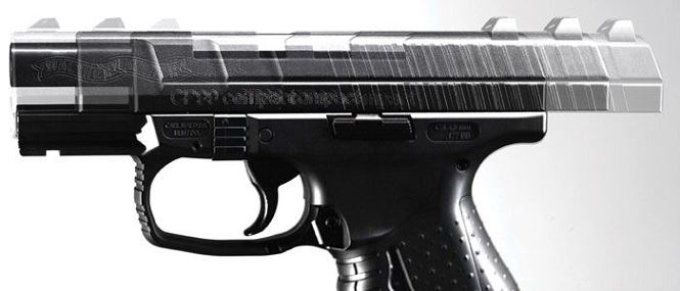 Pistolet  à Billes acier CP99 Compact   « Walther »   / Cal 4.5  BB