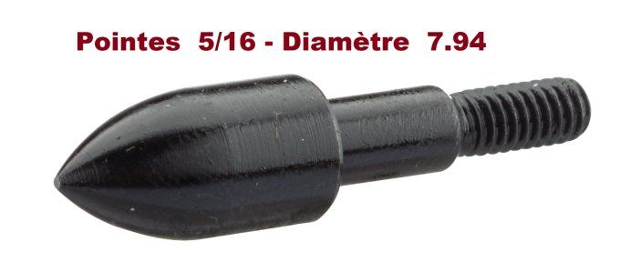 Pointes Ogivales à visser de  7.94 – lot de 36