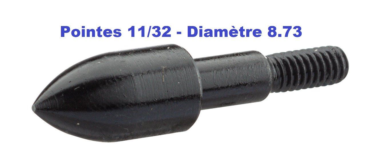 Pointes Ogivales à visser de 8.73 – lot de 36