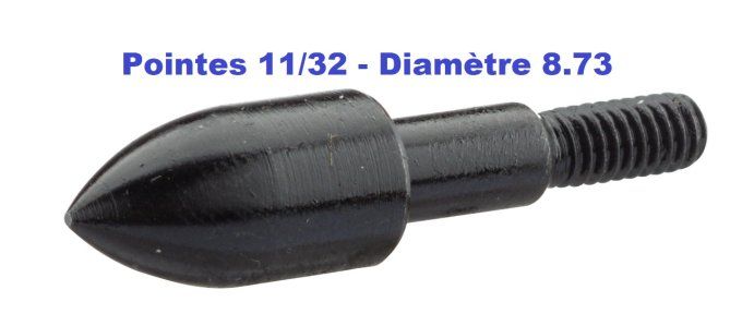 Pointes Ogivales à visser de 8.73 – lot de 36