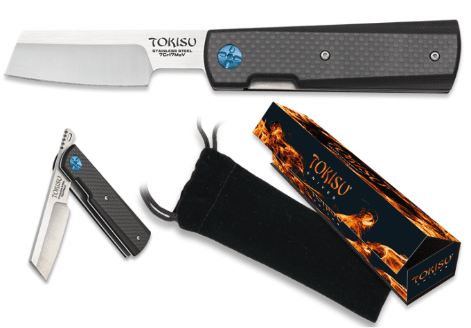 Couteau Pliant lame tanto de 8.10 cm « TOKISU »