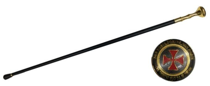 Canne épée templier Grise