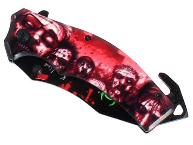 Couteau Mod. Zombie de poche lame de 8.5 cm