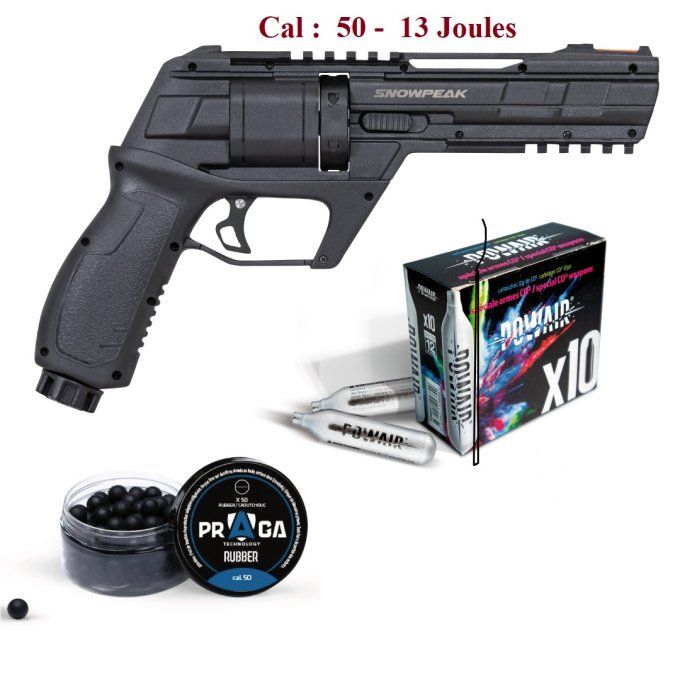 Pack  Revolver  CP300  Snowpeak  Co2 Cal 50 – 13 Joules