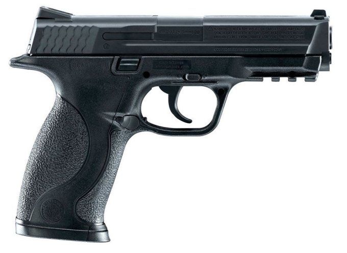 Pistolet à Billes acier  M&P40 Black  « Smith & Wesson » / Cal 4.5  BB