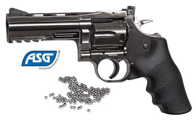 Revolver GNB DAN WESSON DW715  4’’ Steel Grey / Cal 4.5 Bille Acier