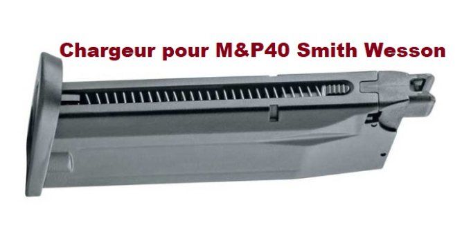 Pistolet à Billes acier  M&P40 Black  « Smith & Wesson » / Cal 4.5  BB