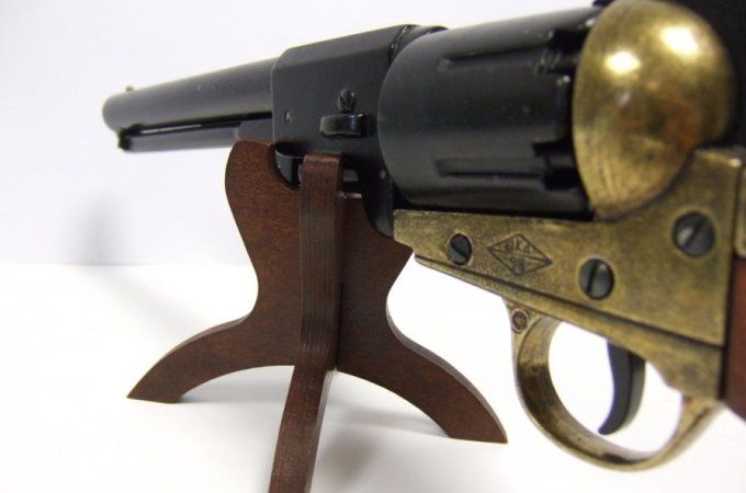 Support Bois 11 cm pour 1 pistolet