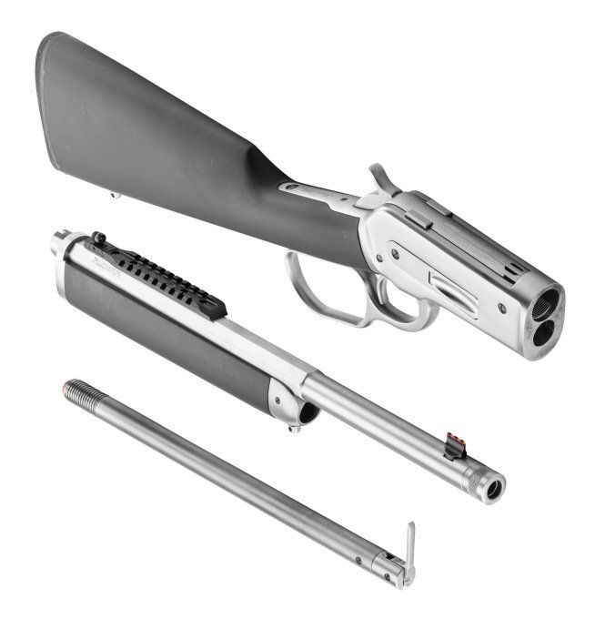 Carabine 1886 Lever Action – RIDGE RUNNER TAKE DOWN CHROME  Cal 45/70