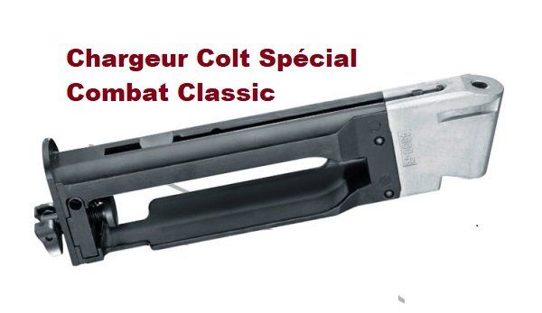 Chargeur pour  Colt combat classic    Co2  Billes Acier Cal 4.5