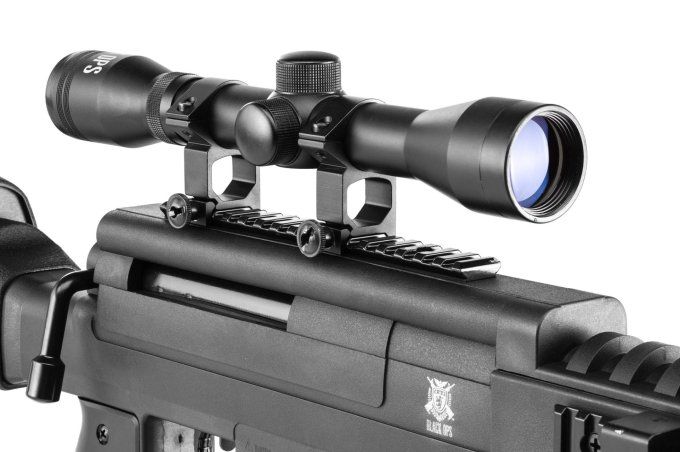 Carabine à plomb BLACK OPS  Type sniper / Cal 4.5 mm  10 Joules