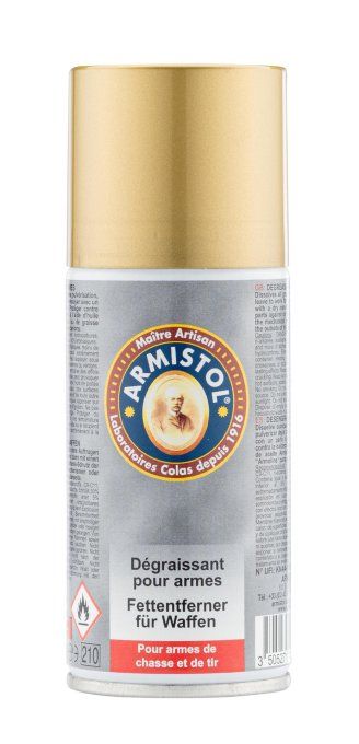 Aerosol dégraissant  Armistol pour arme 150 ml