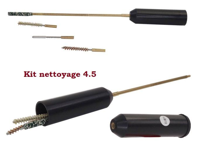Kit de nettoyage pour arme de Cal 4.5 mm