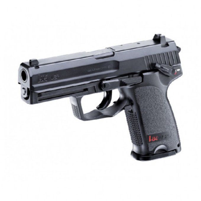 Pistolet  HK  USP Black / Cal 4.5  Billes Acier  et Co2