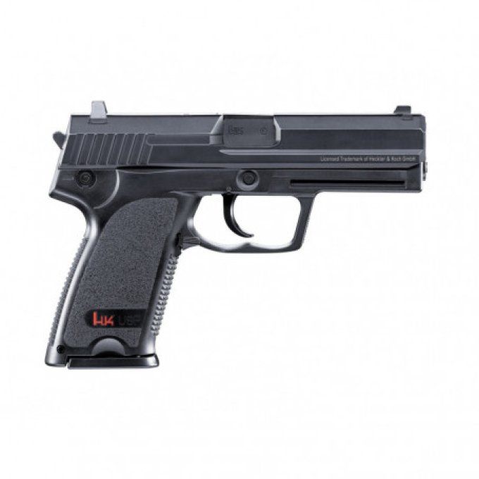 Pistolet  HK  USP Black / Cal 4.5  Billes Acier  et Co2