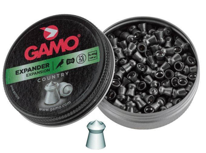Plombs Gamo expander « Tête POINTUE » Cal 4.5 mm  Boite de 250 