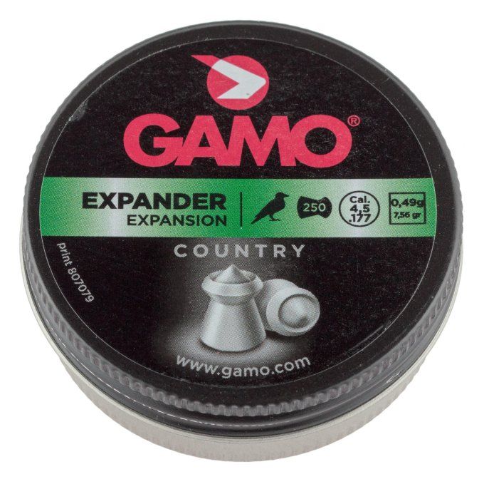 Plombs Gamo expander « Tête POINTUE » Cal 4.5 mm  Boite de 250 