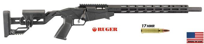 Carabine à verrou Ruger précision rimfire - Cal : 17 HMR