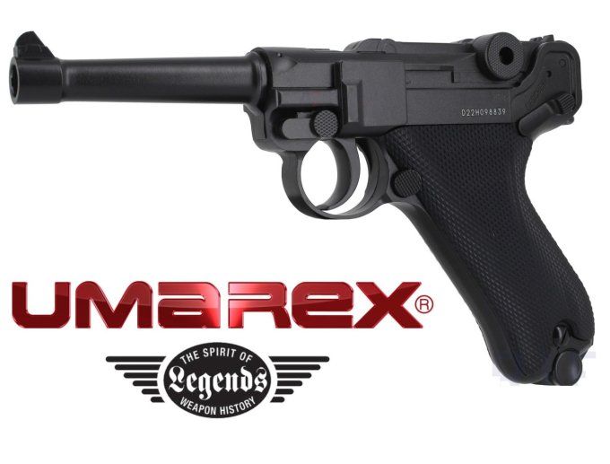 Pistolet  LEGENDS  P.08  Blowback «  Airguns »  Co2  Billes Acier Cal 4.5
