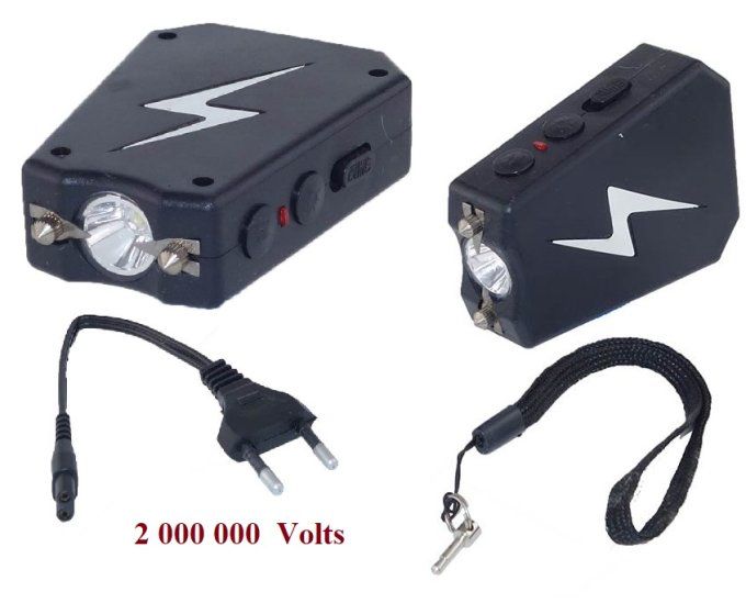 Shocker Mod 101 triangulaire + Led  ( dit Tazer ) de 2 000 000 Volts