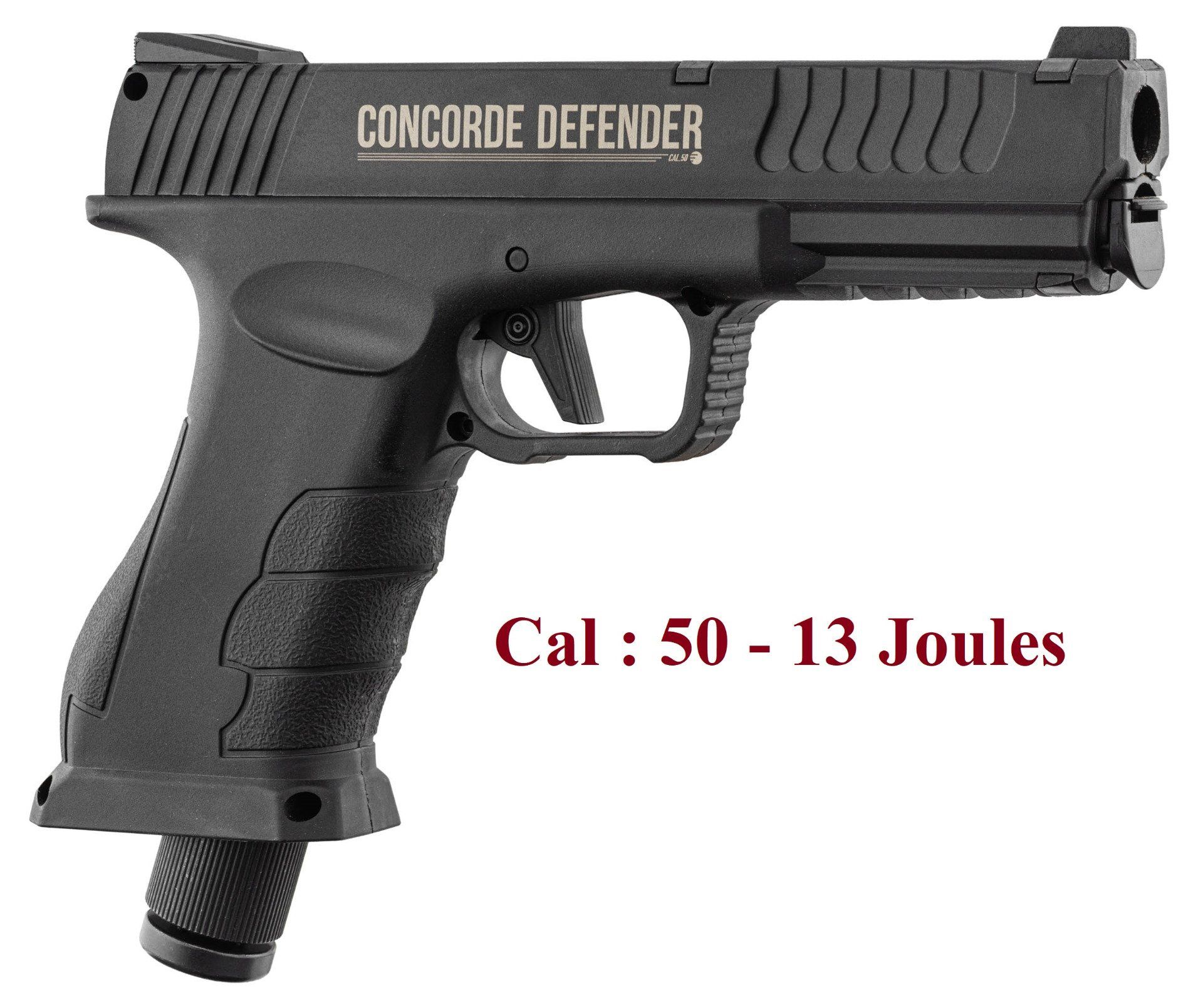 Pistolet de défense Concorde Défender CD50 -   Cal 50 – 13 Joules