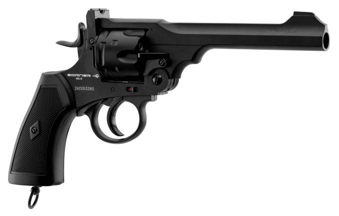 Revolver  Borner – réplique Webley  / Cal 4.5 Bille Acier