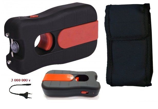 Shocker électrique de 3 000 000 Volts Ergonomique avec Lampe Led