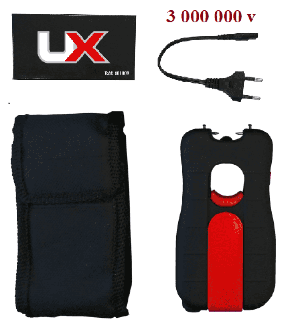 Shocker électrique de 3 000 000 Volts Ergonomique avec Lampe Led