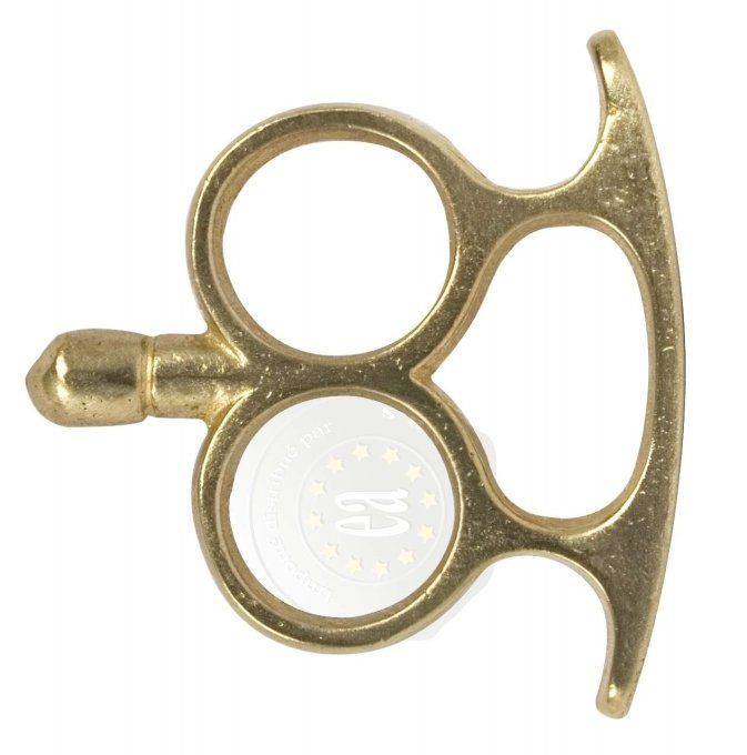 POING BAGUE 2 Doigts en laiton