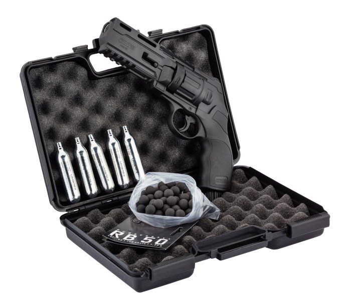 Pack  Revolver T4E – HDR – 7.5 J en malette  / Co2 Cal 50