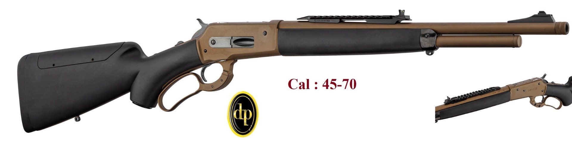 Carabine de chasse Pedersoli  lever action BOARBUSTER   MARK II Mod 86/71   Cal 45-70