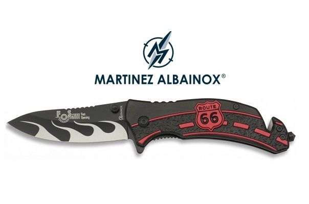 Couteau Pliant route 66  Lame de 8.5 cm