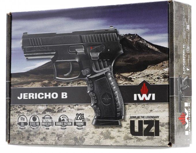 Pistolet  IWI JERICHO B «  Airguns »  Co2  Billes Acier Cal 4.5