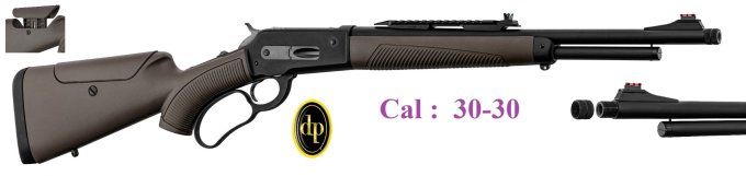 Carabine de chasse Pedersoli lever action  DROPTINE    Cal 30-30 WIN