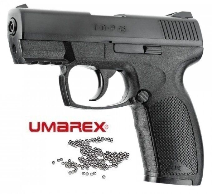 Pistolet umarex  TDP 45 «  Airguns »  Co2  Billes Acier Cal 4.5