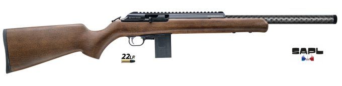 Carabine  Chiappa Bushranger Adamantium Silencieuse  - Cal : 22 Lr