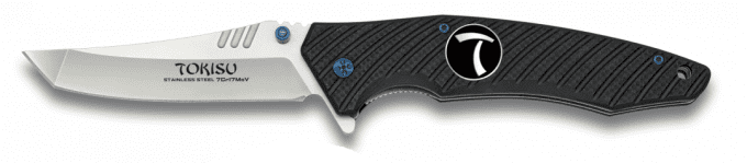 Couteau Pliant style japonais lame tanto de 9.50 cm « TOKISU »