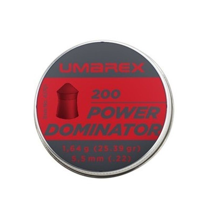 Plombs umarex Dominator « Tête POINTUE » Cal 5.5 mm Boite de 200