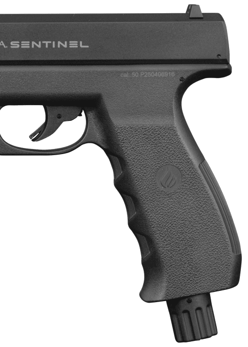 Pistolet  Vesta Sentinel avec extention de canon TACHYON-S  Cal 50 -17 Joules