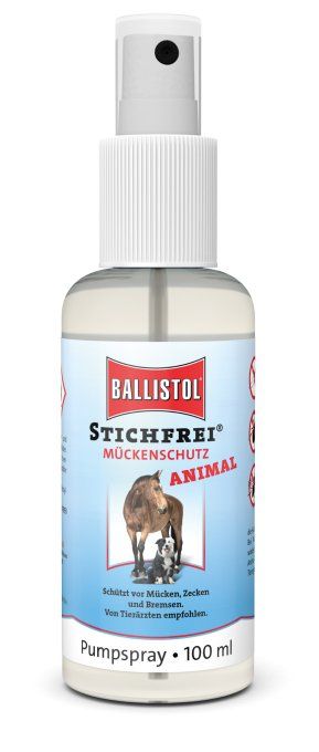 Répulsif insectes piqueurs pour animaux Ballistol Stichfrei / 100 ml