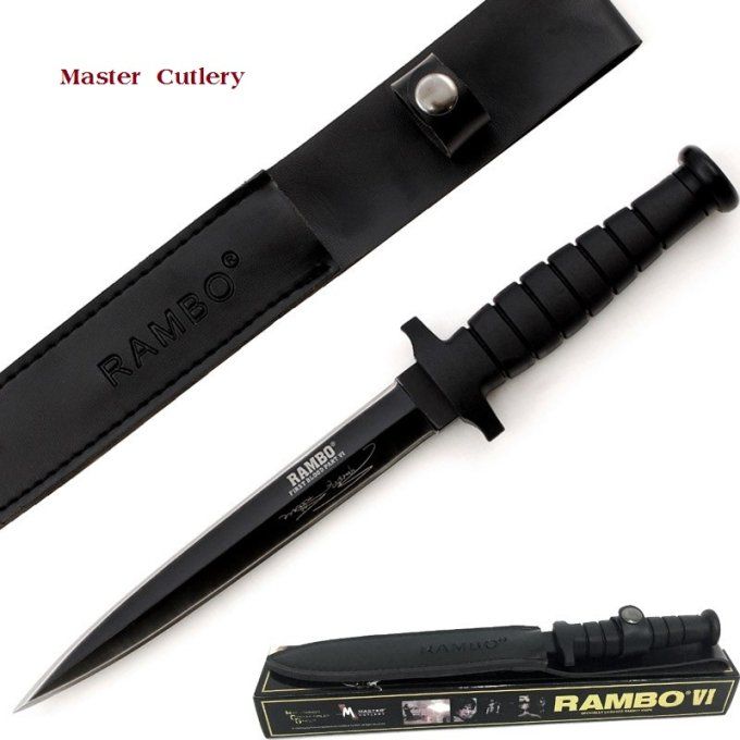 COUTEAU Rambow VI avec étui Cuir