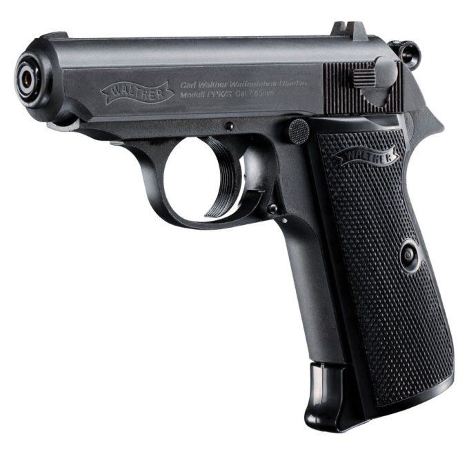 Pistolet  Walther PPK/S «  Airguns »  Co2  Billes Acier Cal 4.5
