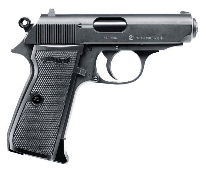 Pistolet  Walther PPK/S «  Airguns »  Co2  Billes Acier Cal 4.5
