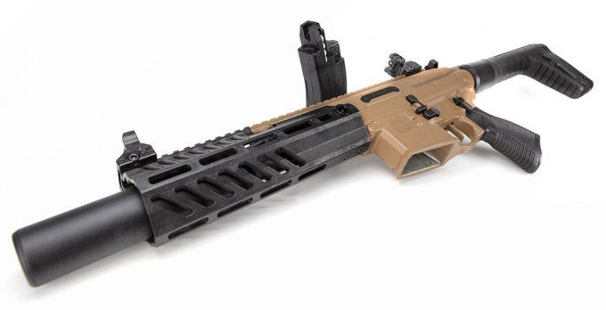 Fusil  Sig Sauer  MCX  Canebrake  co2   /   Cal. 4.5 Bille