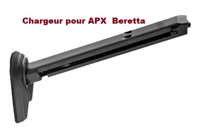 Chargeur pour  Beretta APX Black   Co2  Billes Acier Cal 4.5