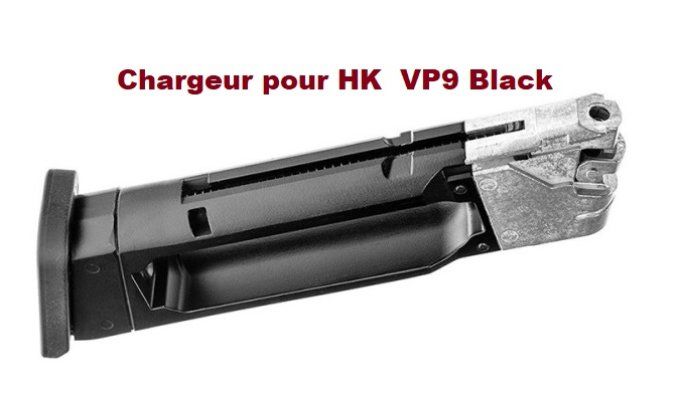 Chargeur pour  HK  VP9  Black   Co2  Billes Acier Cal 4.5