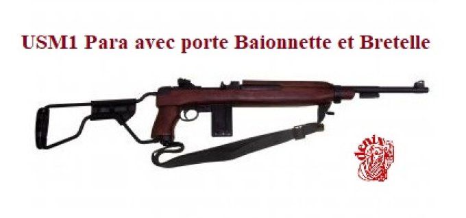 Réplique de la Célèbre USM 1 Para 1940 – 1941  AVEC Porte Baionnette avec bretelle