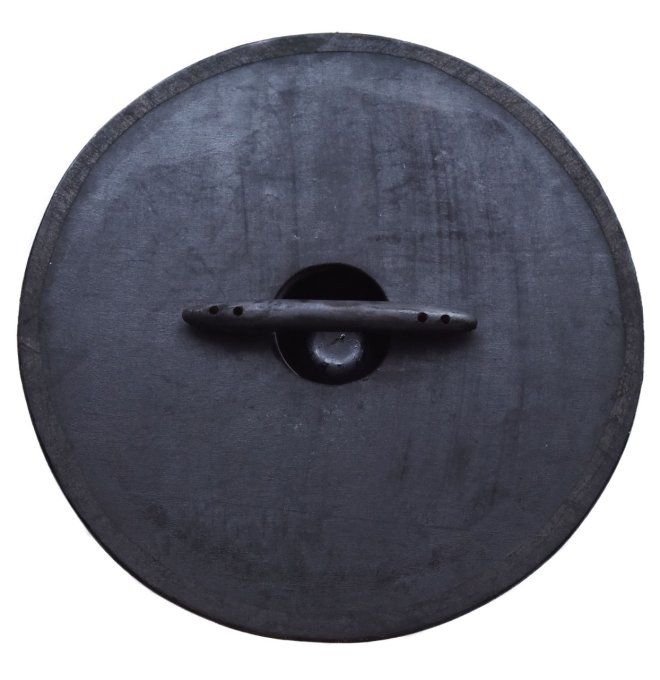 Bouclier vikink avec motif corbeau et triquetras 61 cm