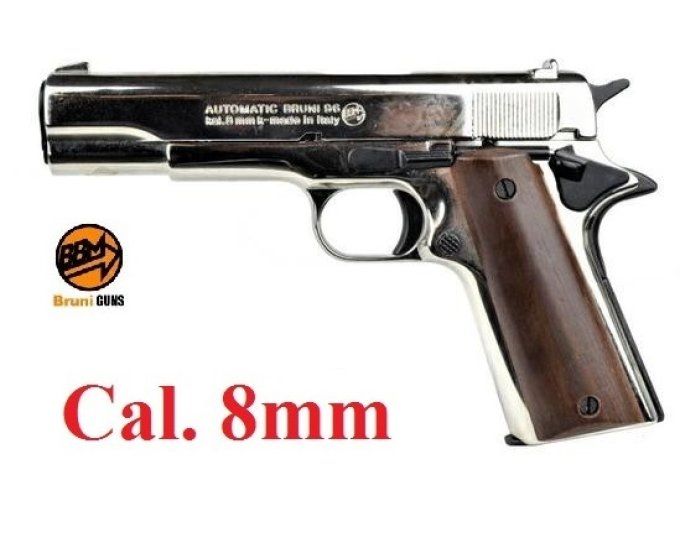 Pistolet Mod. 96 8MM Réplique Colt 1911 Nikelé