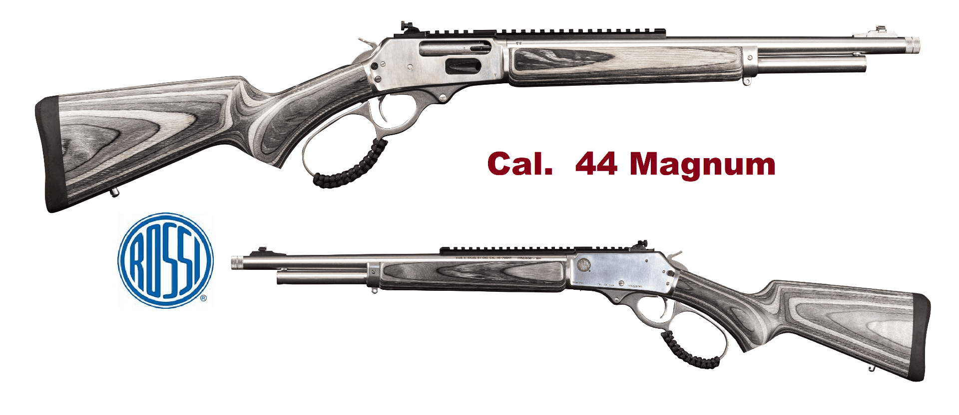 Carabine  Rossi  R95  Bois Laminé Gris à levier sous garde  Cal : 44 Mag